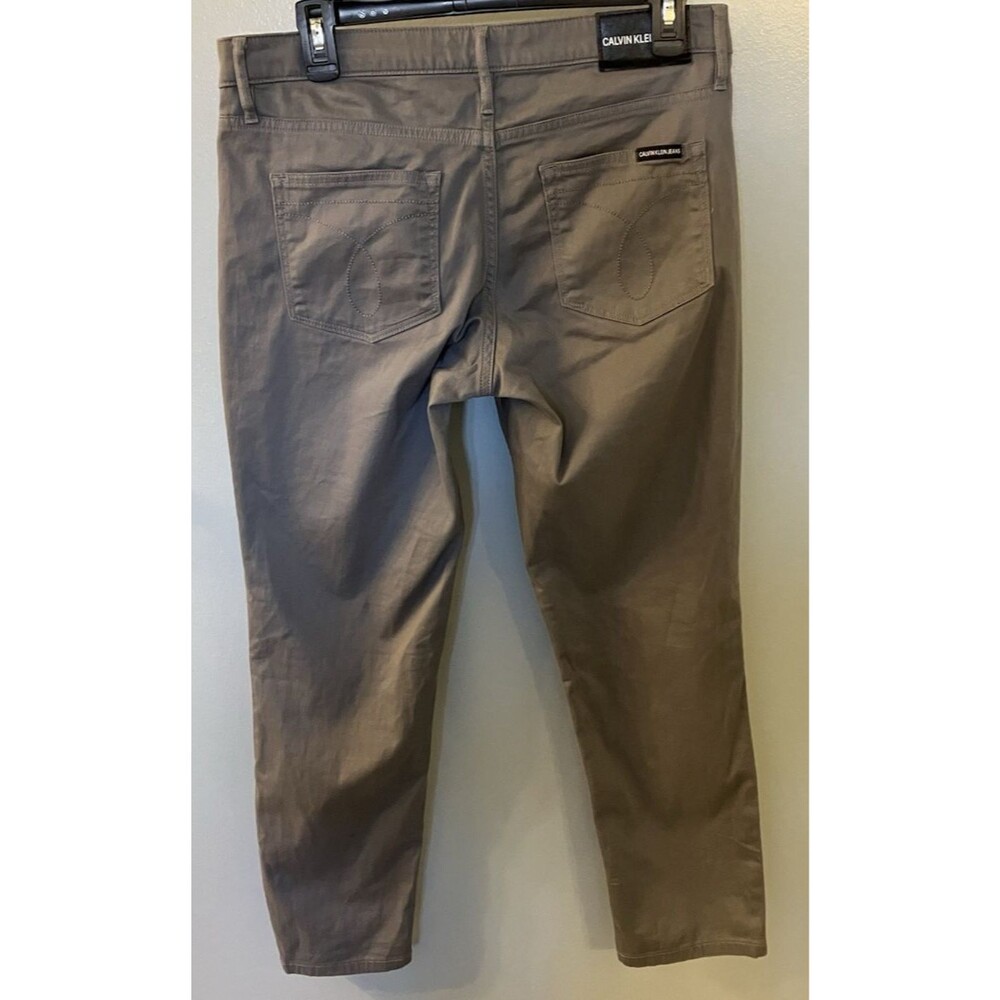 Calvin Klein Jeans Womens 8 Ankle Skinny Stretch Gray Low Rise Medium Wash - Picture 8 of 8